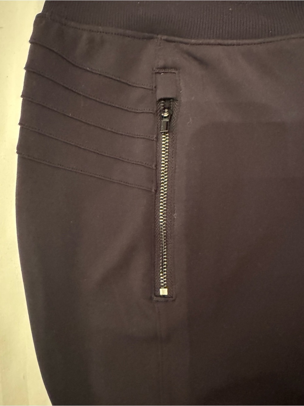 Athleta Black Venice Moto Jogger Pants